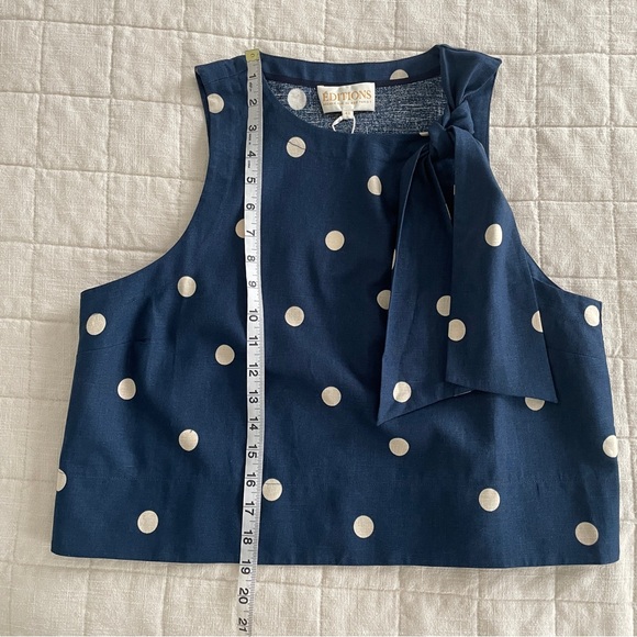 Sezane Lorenzo Blouse Linen Blend Size 42 US 10 - Picture 8 of 8